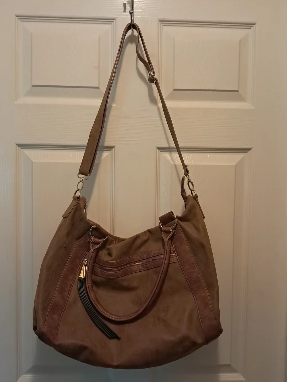 Steve Madden Women's‎ Brown Hobo Shoulder Crossbody Bag